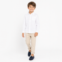 mocassins enfant bleu marine en daim style bateau shooting porté avec mannequin entier