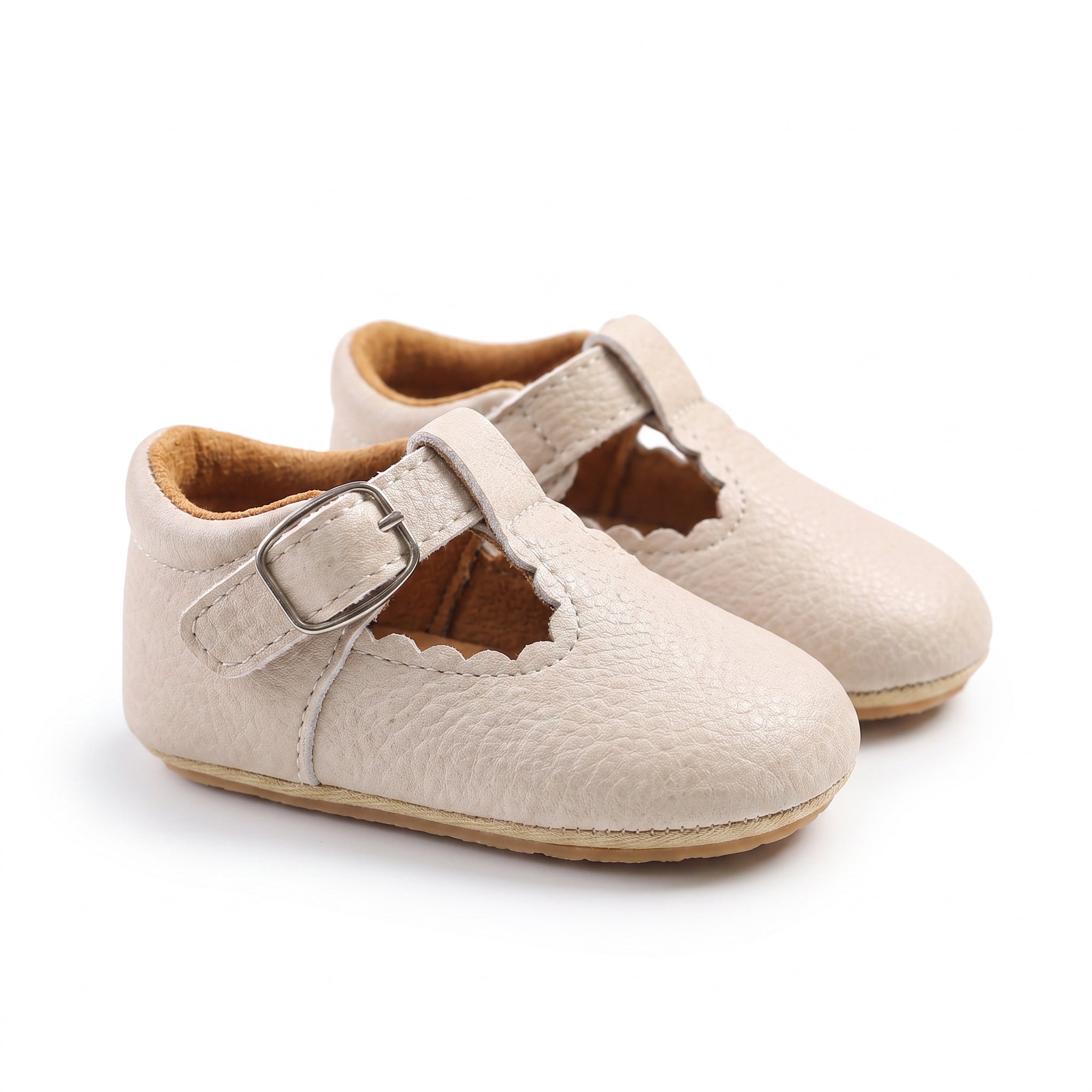 Mocassin Cuir Beige Bébé - 1er génération 2