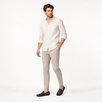 mocassins homme noir en cuir style bateau shooting porté avec mannequin entier