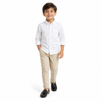mocassins enfant noir shooting porté avec mannequin entier